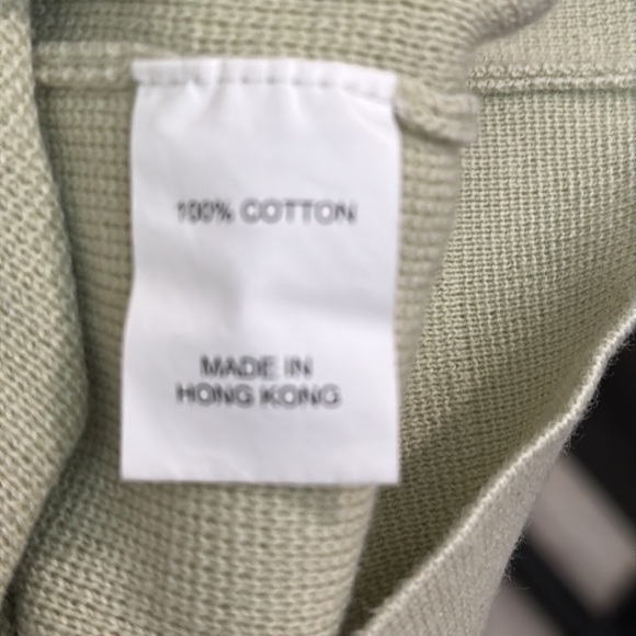 Normandy Monroe medium mint green 100% cotton sweater patch on sleeve - Picture 8 of 10